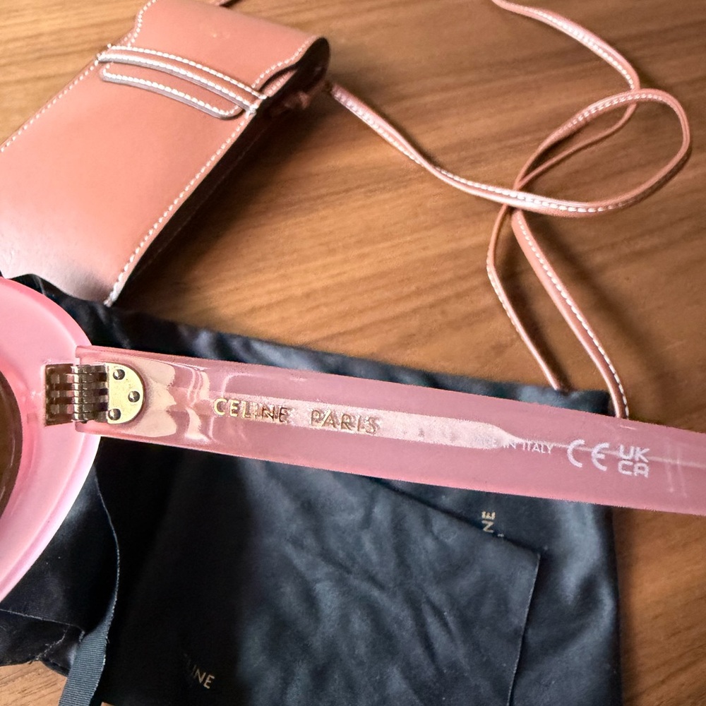 Celine pink cat eye sunglasses - Picture 5 of 7